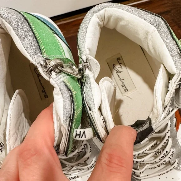 Vintage Havana, DREAM 11- MULTI MIX High Top Sneakers, Size 10, NEVER WORN - Picture 9 of 11